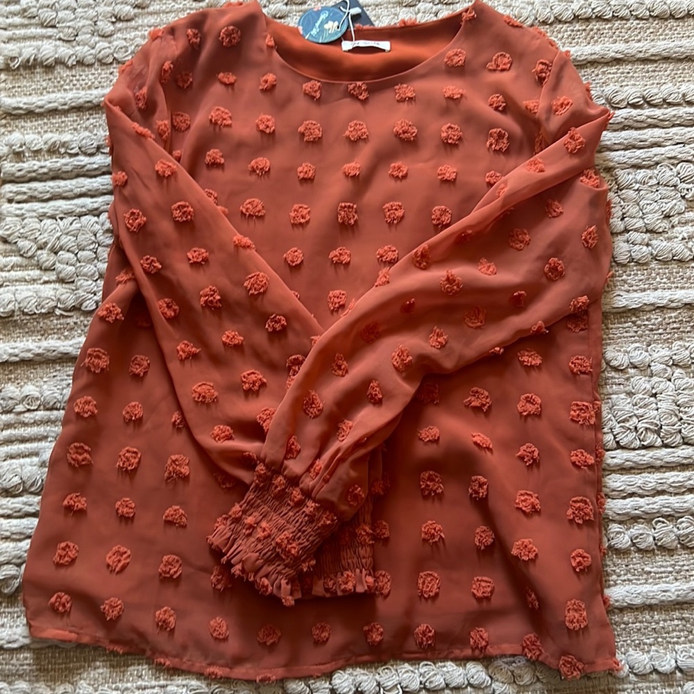 Orange Blouse